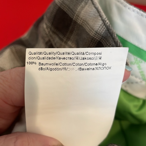 ⚡️SALE! MENS’ HUGO BOSS ALL COTTON PLAID PANTS (34R) - Picture 5 of 13